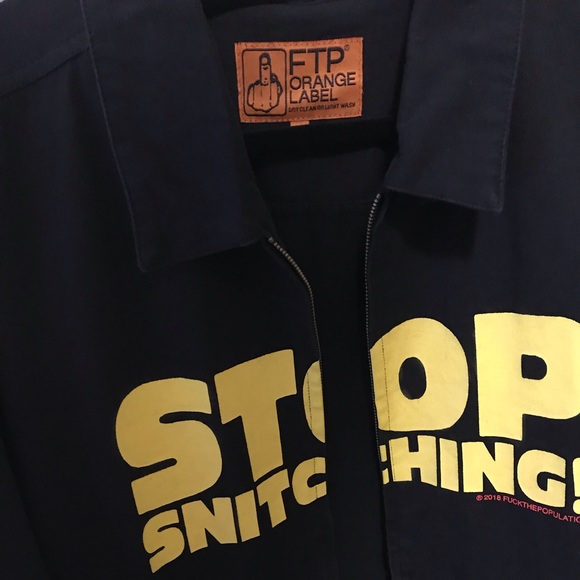 Coats | Ftp Stop Snitching Jacket 
